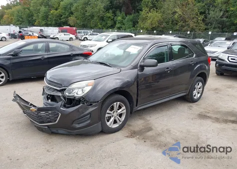 2016 Chevrolet Equinox Ls из США, поврежденный, VIN 2GNALBEK1G6157675